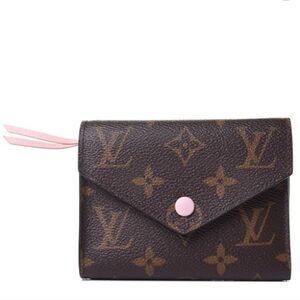 LOUIS VUITTON Monogram Victorine Wallet Rose Ballerine